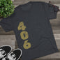 Montana 406 Tee — State Paw Print T‑Shirt