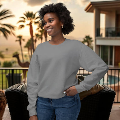 Montana Love Unisex Lightweight Crewneck Sweatshirt - Casual Comfort for Everyday Style, Perfect Gift for Any Occasion, Cozy Layer