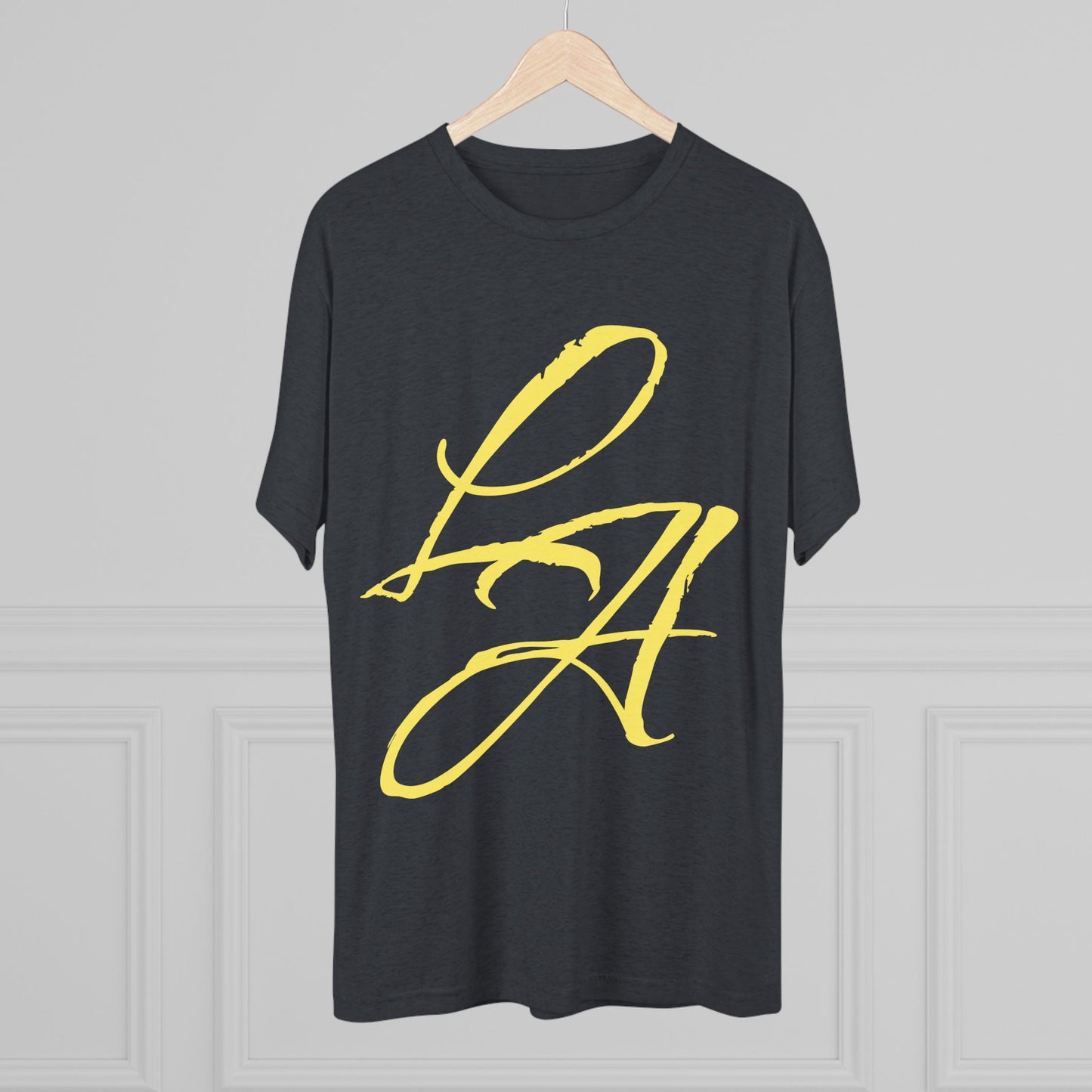 LA Script T‑Shirt — Vintage Los Angeles Graphic Tee, Super Soft Tri-Blend Material
