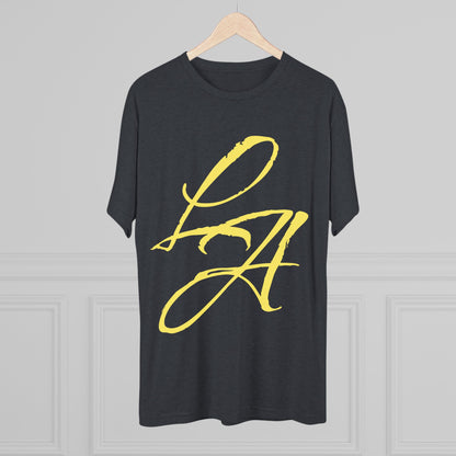 LA Script T‑Shirt — Vintage Los Angeles Graphic Tee, Super Soft Tri-Blend Material