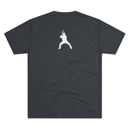 Legends - Retro Number 5 Baseball T‑Shirt — Sunset Stripe Jersey Graphic