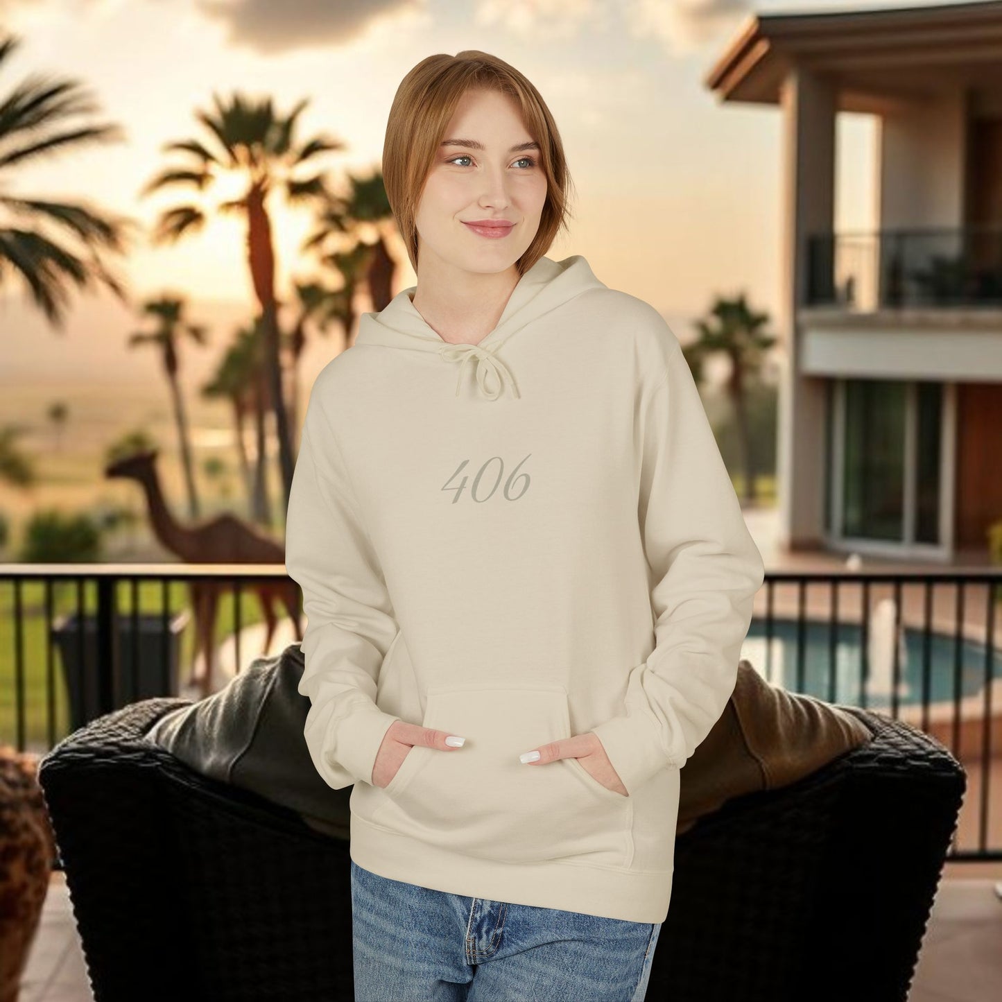 Montana Love Hoodie, MT Design, Cozy Stylish Unisex Fleece, 406 Front Back Print, Gift for Outdoorsy, Mountain Lover, Christmas, Birthday