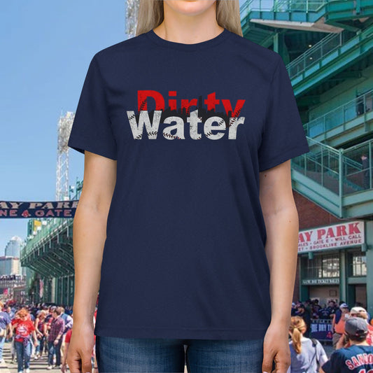 Dirty Water Unisex Triblend Tee | Casual Graphic T-Shirt for Sports Fans, Summer Style, Team Apparel, Gift for Boston Fans