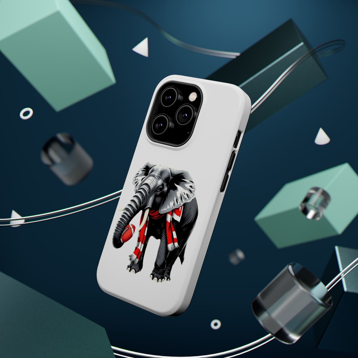 Vibrant Elephant Tough Cases - Unique Phone Case, Wildlife Lover Gift, Sports Team Accessory, Trendy Phone Cover, Fun Animal Design