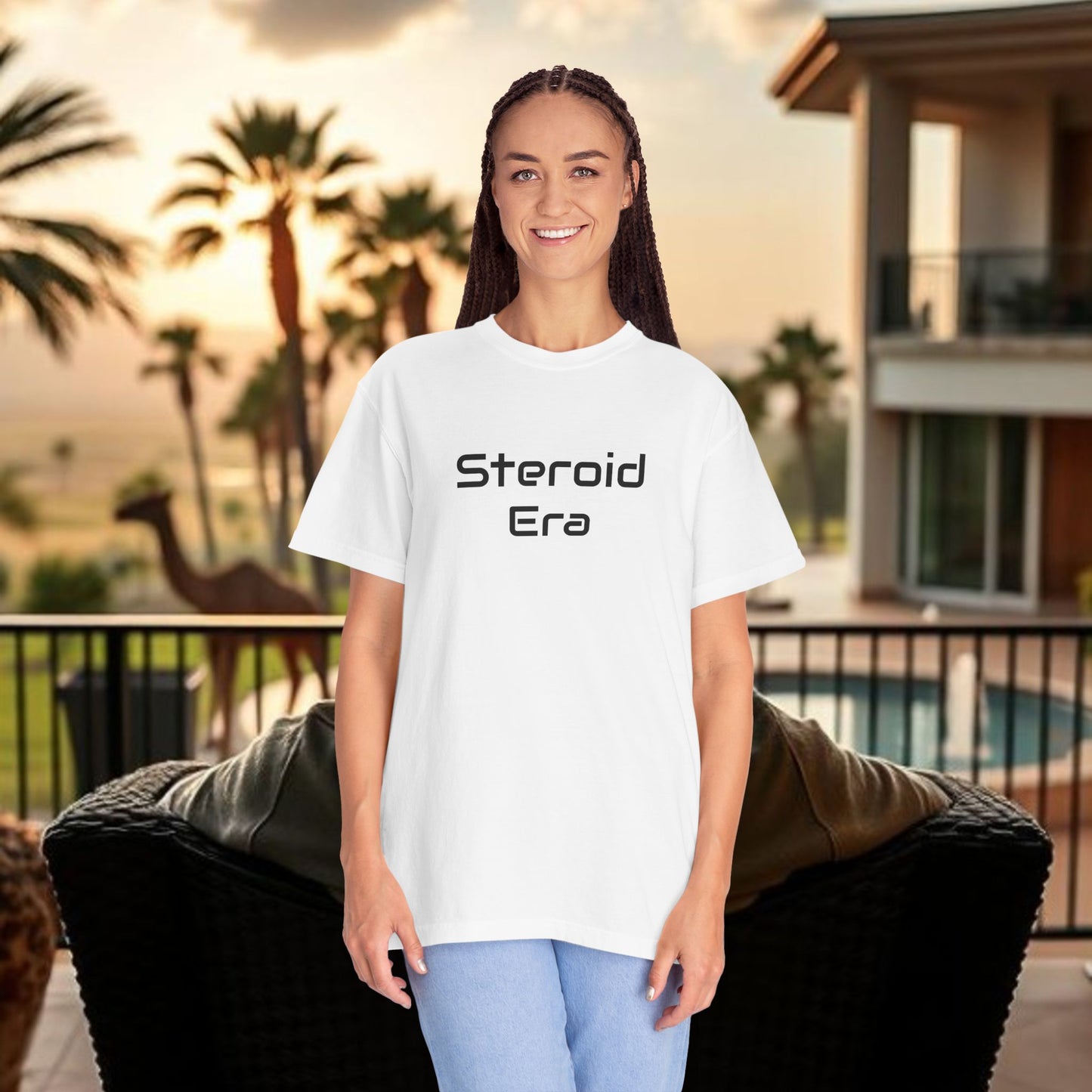 Vintage Baseball Unisex Garment-Dyed T-shirt, 90's Steroid Era Tee Shirt, Athletic Sports Tee, Retro Baseball Shirt, Sports Fan Gift,