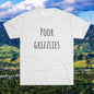 Poor Grizzlies Unisex Tri-Blend Crew Tee - 'Poor Grizzlies', Casual T-Shirt, Gift for Sports Fans, Eco-Friendly Apparel, Bobcat Fans