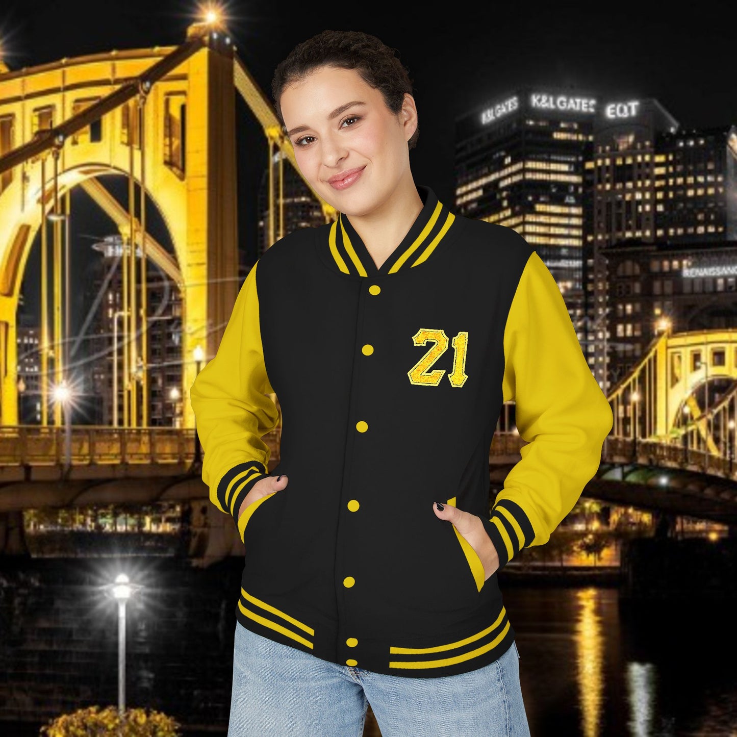Legends 21 Varsity Jacket, Set yourself apart with this stylish fashion for gameday