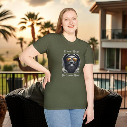 Scared Money Unisex Softstyle T-Shirt - Casual Wear, Streetwear, Gift for Him, Statement Tee, Urban Fashion