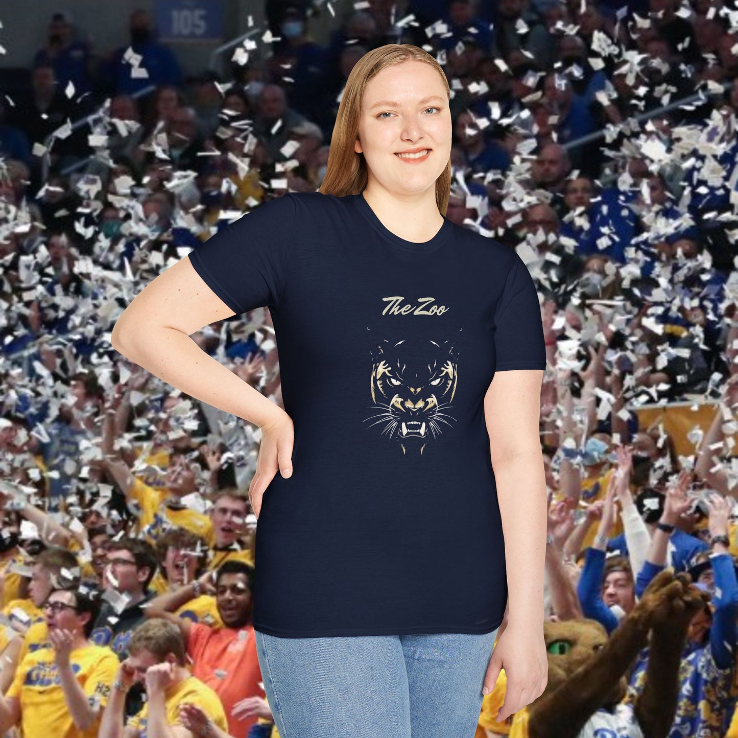 The Zoo Graphic Tee, Casual Wear, Basketball Fans, Unisex T-Shirt, Birthday Present, Everyday Style