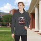 Elephant Graphic Hoodie for College Sports' Lovers, Cozy Unisex Sweatshirt, Unique Gift for Football Fans