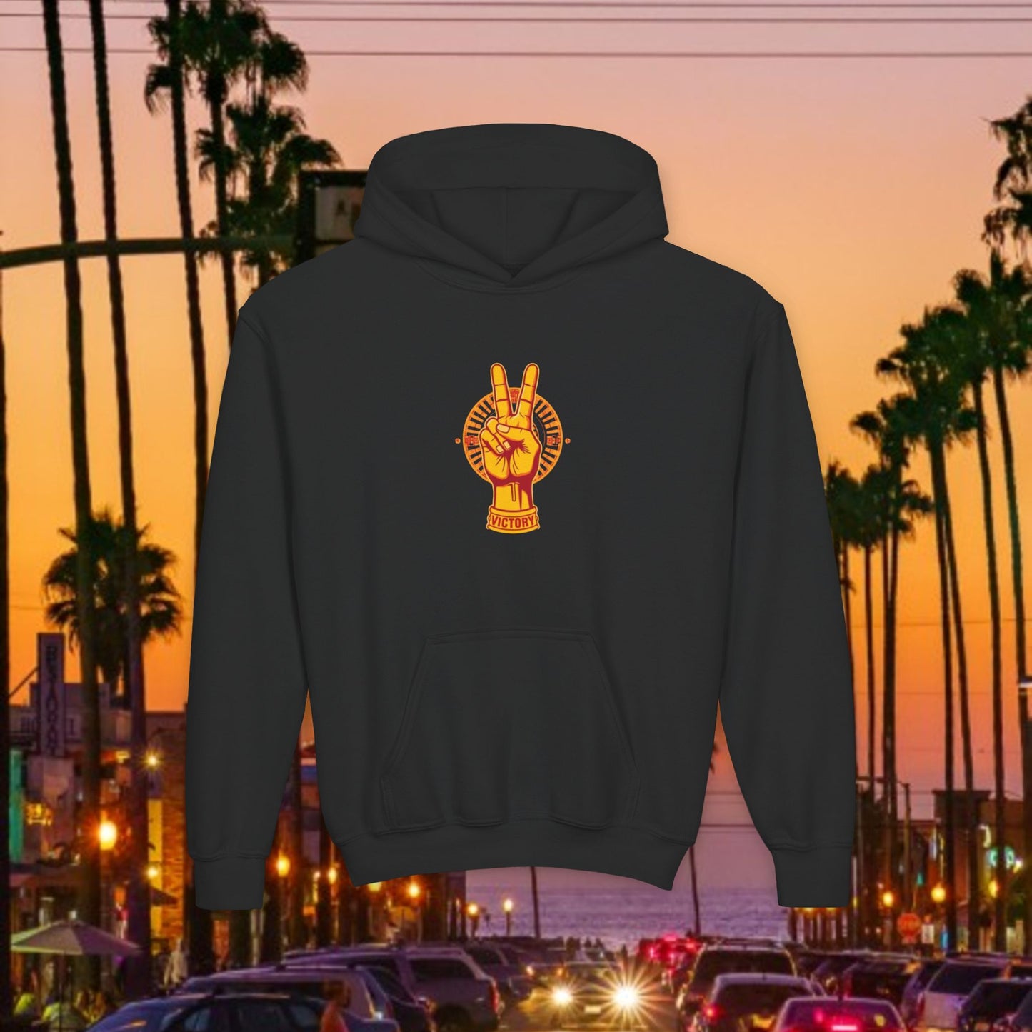 Youth Victory Inspired Hooded Sweatshirt, Comfortable Youth Hoodie, Perfect for Casual Wear, Gift for Friends, Inspirational Fashion