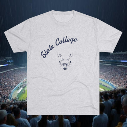 State College T-Shirt, Soft-Style Tri-Blend for Ultra Comfort, Perfect for Gameday and Tailgates