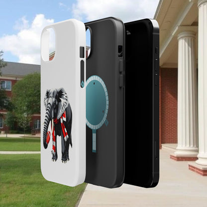 Vibrant Elephant Tough Cases - Unique Phone Case, Wildlife Lover Gift, Sports Team Accessory, Trendy Phone Cover, Fun Animal Design
