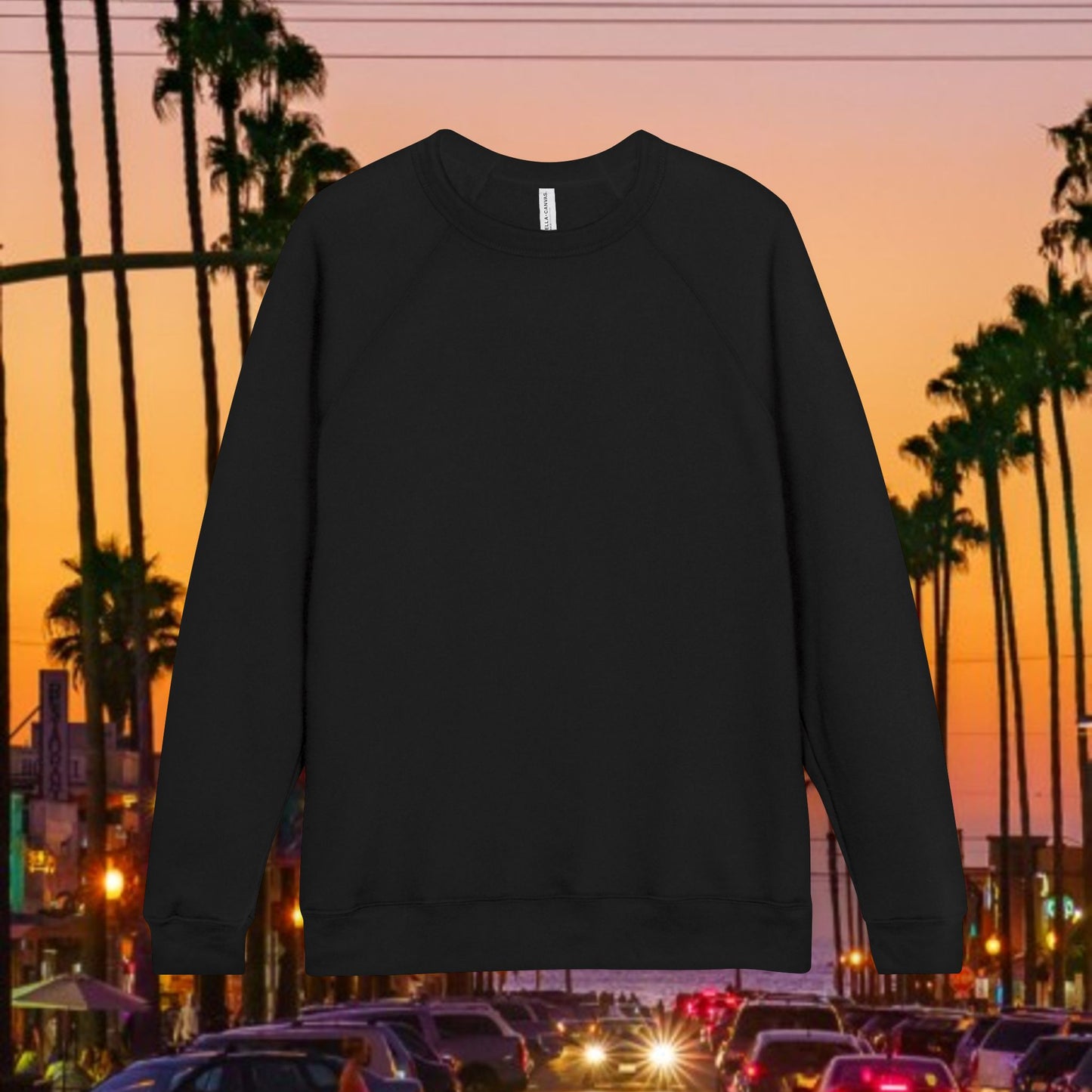 LA Script Raglan Sweatshirt, Super Soft Material and Comfortable Stylish Fit