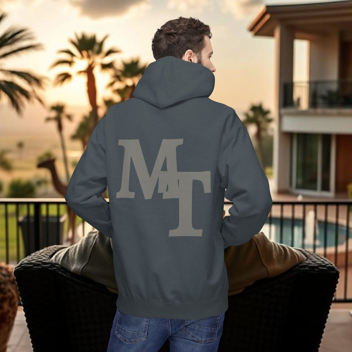 Montana Love Hoodie, MT Design, Cozy Stylish Unisex Fleece, 406 Front Back Print, Gift for Outdoorsy, Mountain Lover, Christmas, Birthday