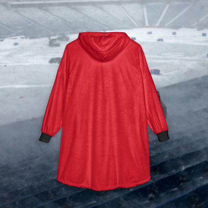 Cozy Unisex Hooded Blanket for Snuggling, Perfect Gift for Game Days, Movie Nights, Stay-at-Home Comfort, Christmas and Birthdays