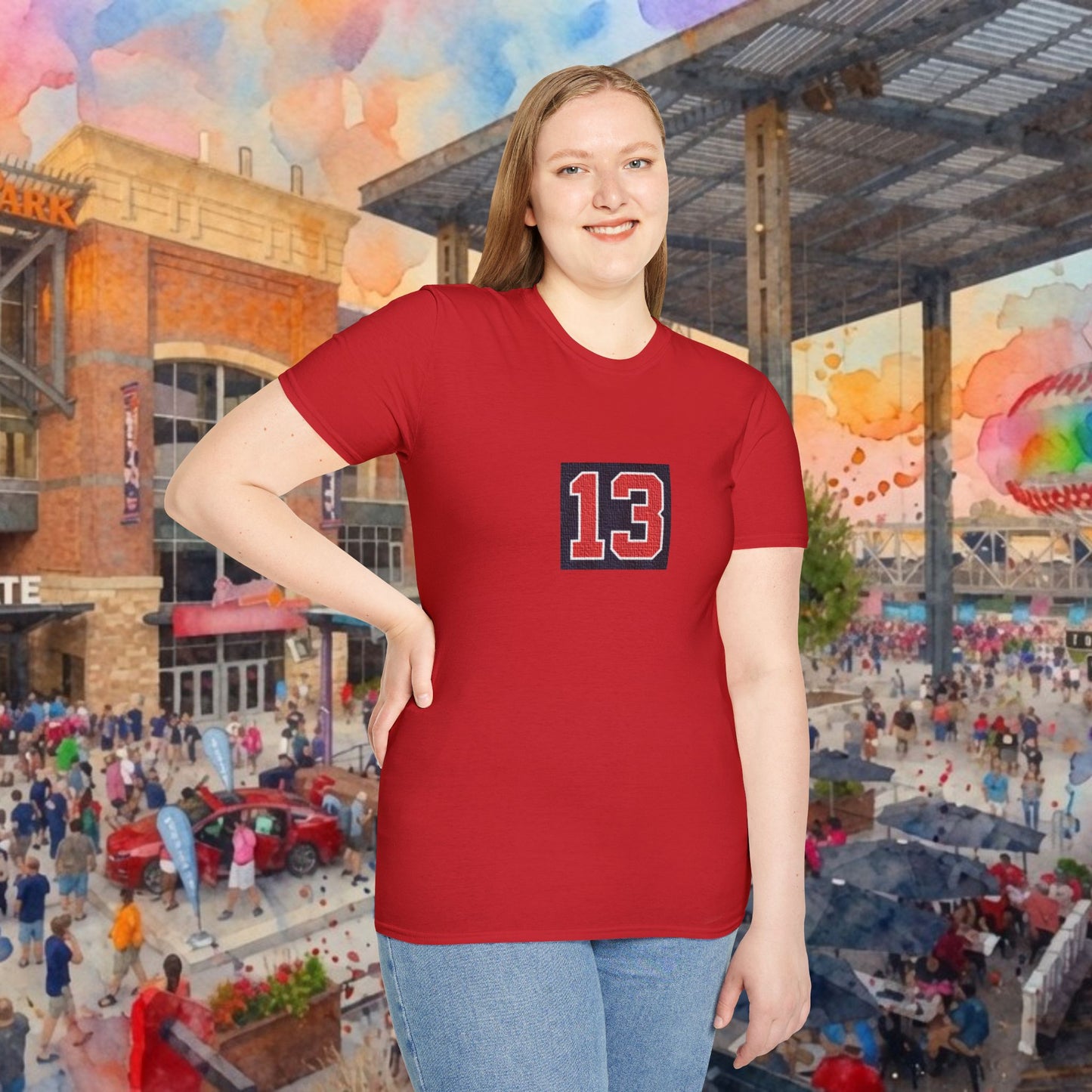 Baseball Stars Unisex T-Shirt, Softstyle Tee, Sports Fan Apparel, Gift for Athletes, Personalized Team Shirt, Casual Wear