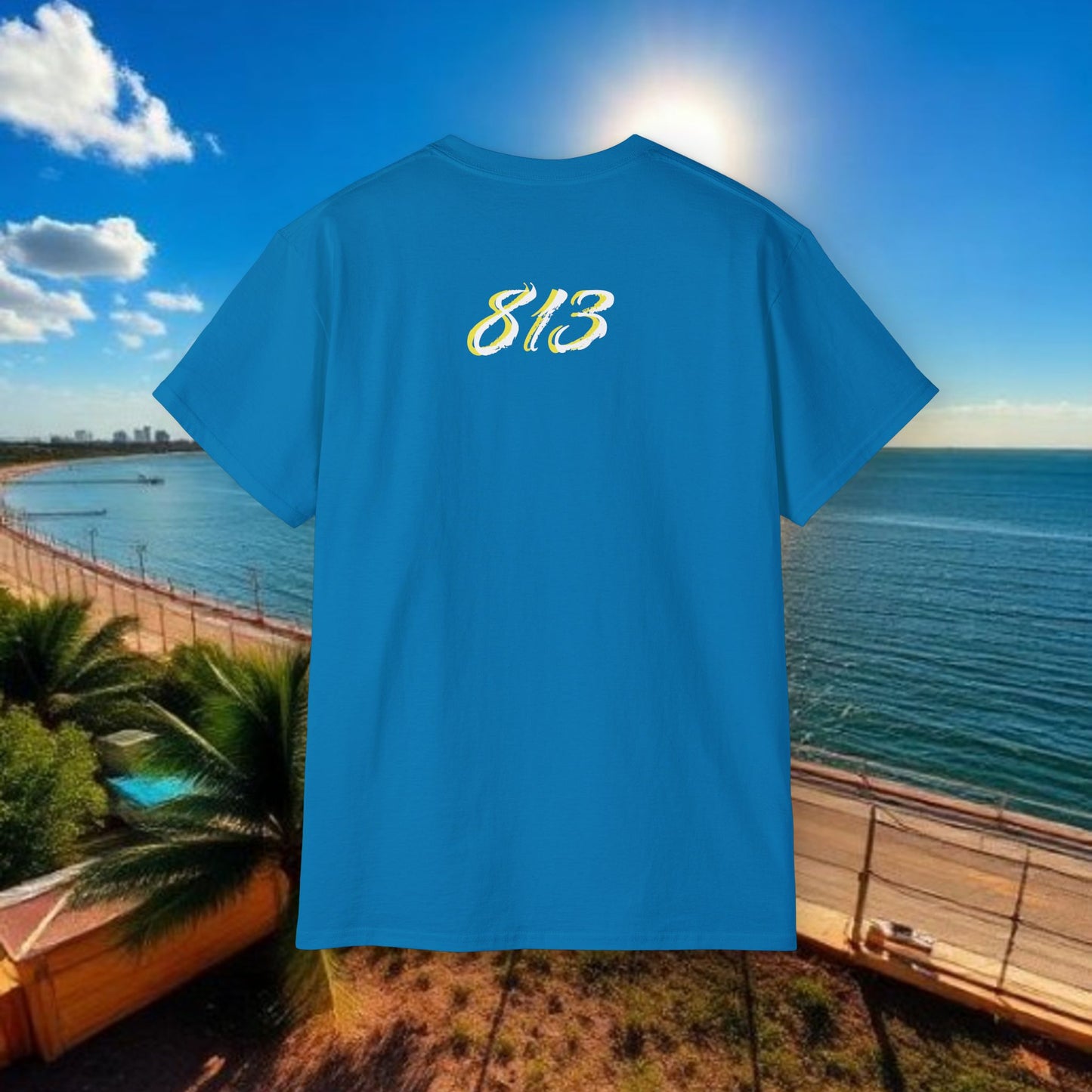 TB Monogram Tee — 813 Tampa Area Short-Sleeve T-Shirt