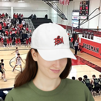 Classic Dad Cap with BZN Logo - Trendy Sports Hat for Dads, Casual Wear, Gifts for Father's Day, Summer, Everyday Style