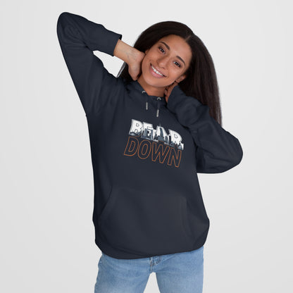 Bear Down King Hooded Sweatshirt | Stylish Bear Down Pullover for Game Days, Gifts, Casual Wear, Outdoor Adventures, Sports Events