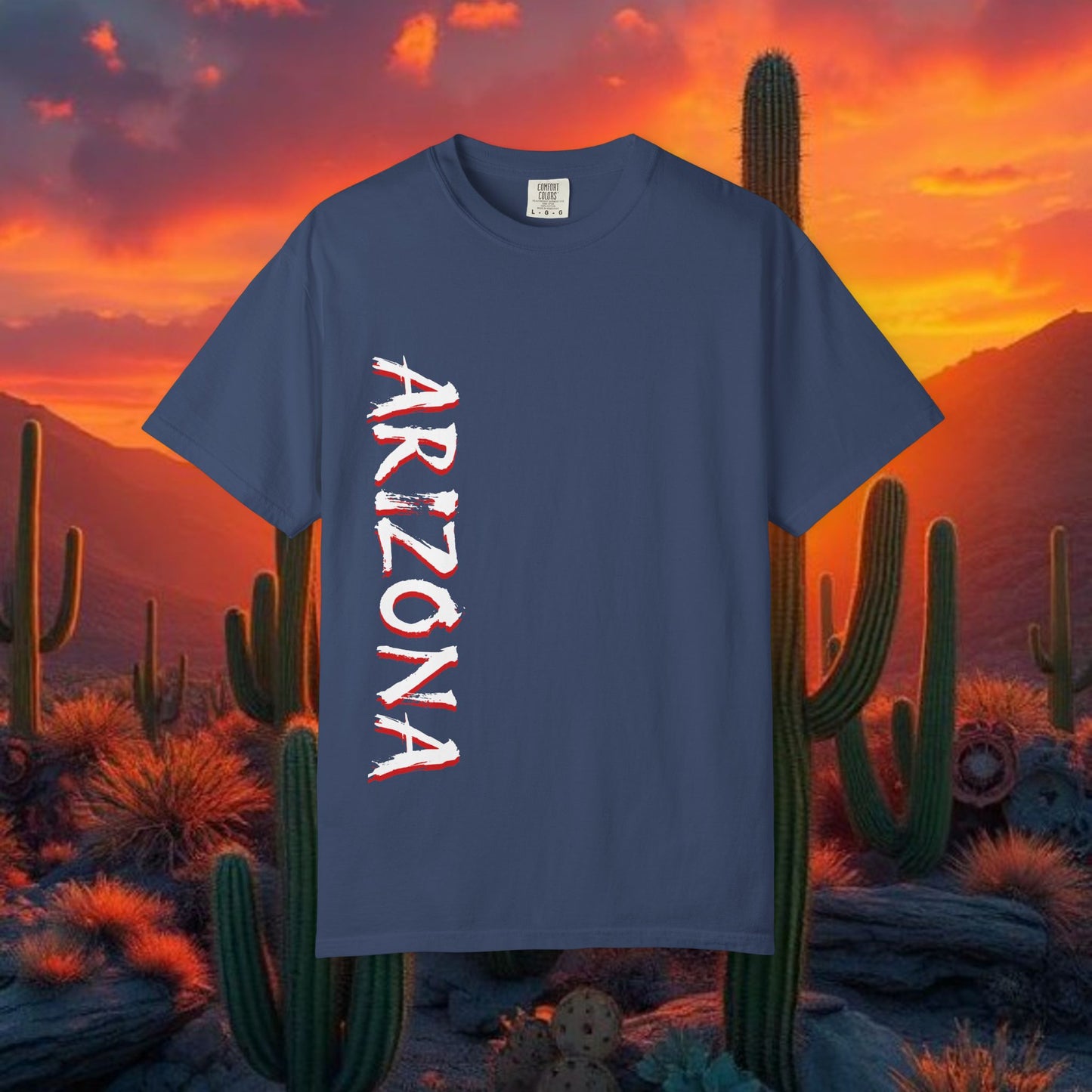Tucson Arizona Area Code T-Shirt — 520 Back Print, Southwestern Travel Tee, Soft-Style