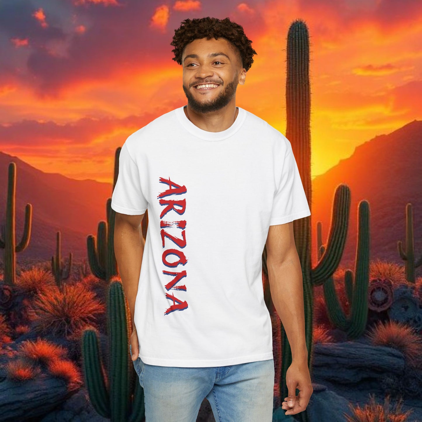 Tucson Arizona Area Code T-Shirt — 520 Back Print, Southwestern Travel Tee, Soft-Style