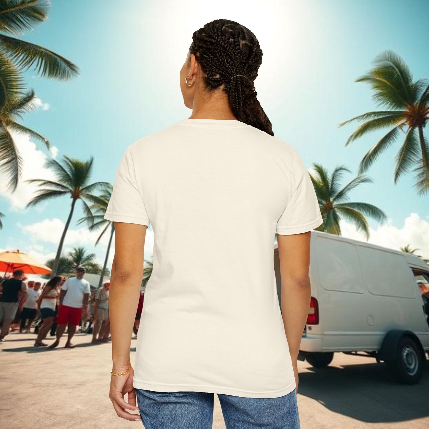 Ibis Artistic Graphic Design Tee, Unisex Garment-Dyed T-shirt, Perfect for Gameday or Beach, Sports Fan Shirt