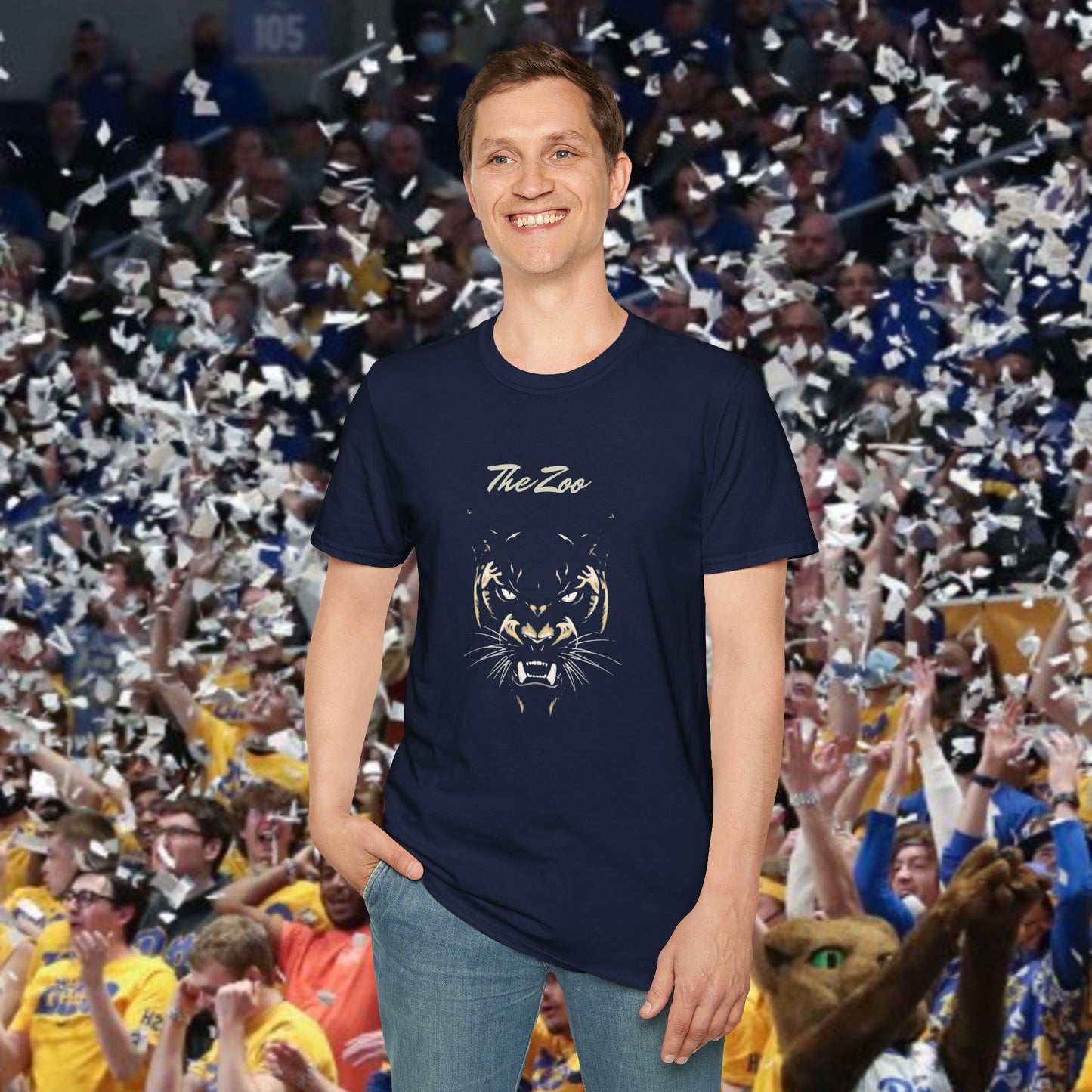 The Zoo Graphic Tee, Casual Wear, Basketball Fans, Unisex T-Shirt, Birthday Present, Everyday Style