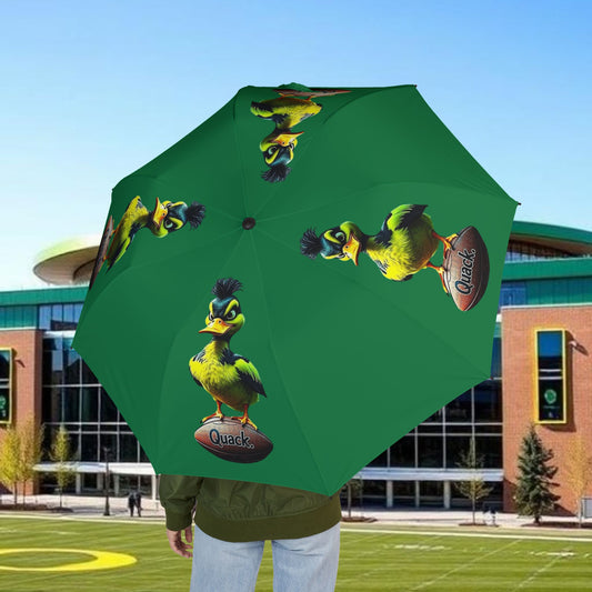 Compact Umbrella | Gift for Duck Lovers, Rainy Day Essential, Stylish Outdoor Accessory, Fun Rain Gear, Gameday
