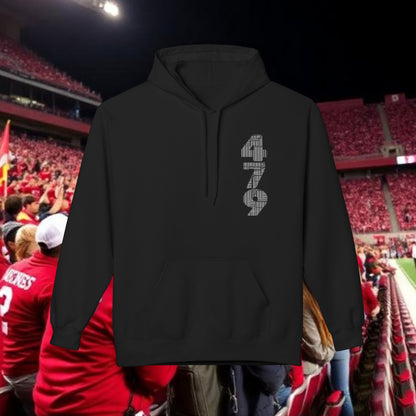 Boar Graphic Hoodie — Rugged Wild Boar Illustration with '479' Chest Print