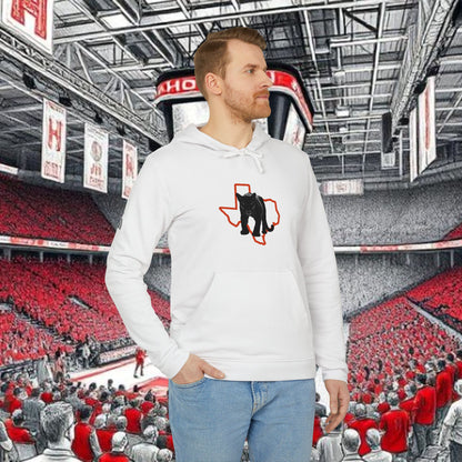Fleece Hoodie, Unisex Comfort Wear, Sports Event Gear, Gifts for Students and Fans