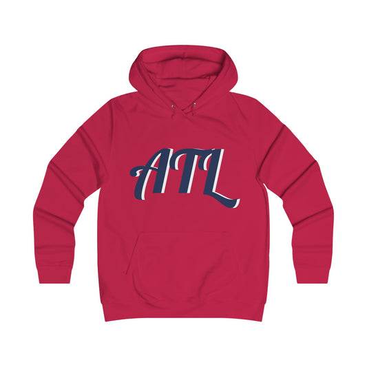ATL Script Hoodie — Retro College Lettering Pullover