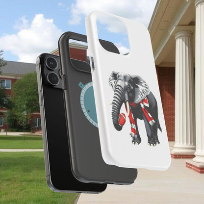 Vibrant Elephant Tough Cases - Unique Phone Case, Wildlife Lover Gift, Sports Team Accessory, Trendy Phone Cover, Fun Animal Design