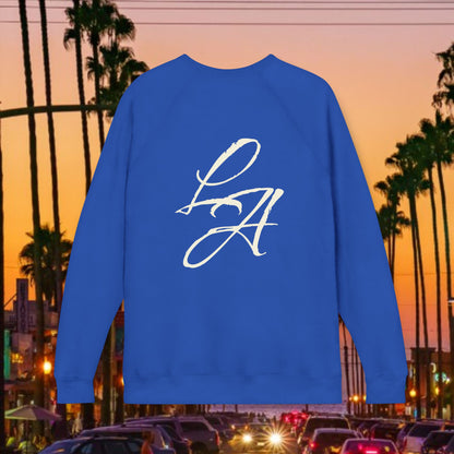 LA Script Raglan Sweatshirt, Super Soft Material and Comfortable Stylish Fit