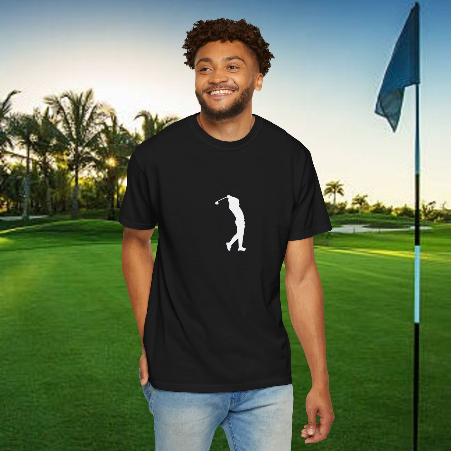Golf Lover's Unisex Garment-Dyed T-Shirt - Perfect Gift for Golf Enthusiasts, Casual Wear, Sports Apparel, Father's Day, Birthday