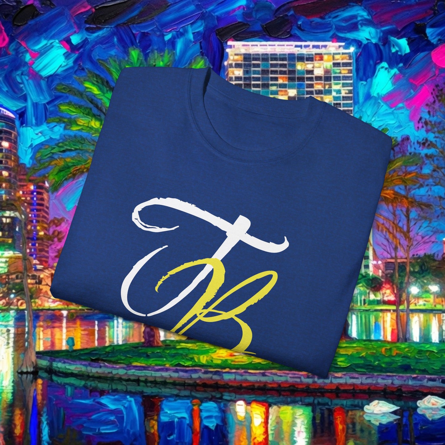 TB Monogram Tee — 813 Tampa Area Short-Sleeve T-Shirt
