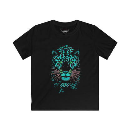 904 Area Code Kids Tee, Fierce Jaguar Graphic Shirt, Perfect for Football Games, Birthday Parties, Gameday Clothing