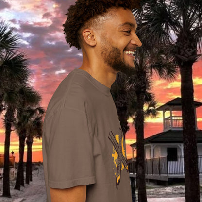 Xander Fan Unisex Garment-Dyed T-Shirt with Fun Graphics | Casual Wear, Gift for Friends, Padres Gameday, Trendy Outfit, Street Style