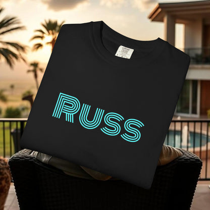 Russ Unisex T-Shirt with Retro Design, Hip-Hop Shirt, Casual Wear, Unique Style, Russ Apparel