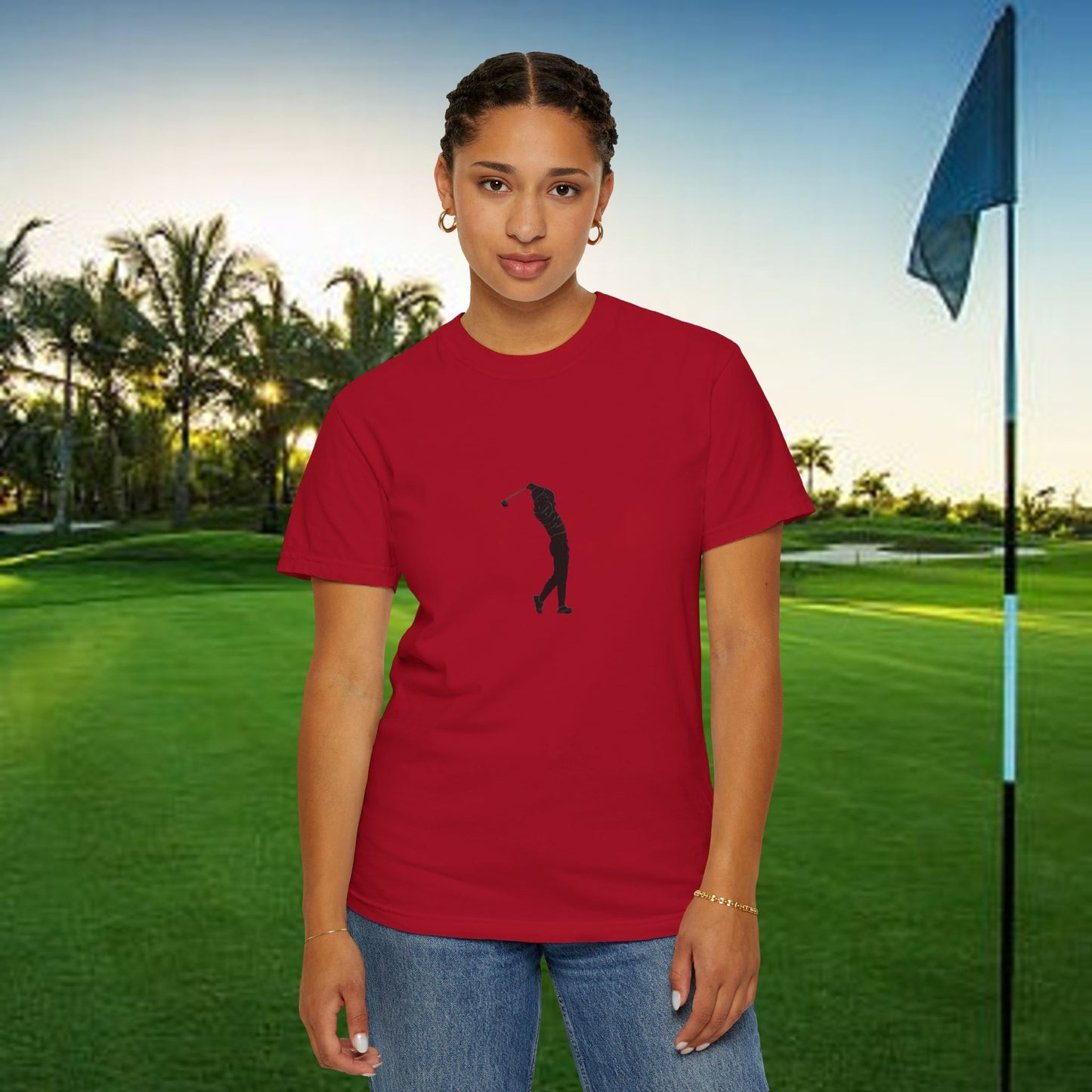 Golf Lover's Unisex Garment-Dyed T-Shirt - Perfect Gift for Golf Enthusiasts, Casual Wear, Sports Apparel, Father's Day, Birthday