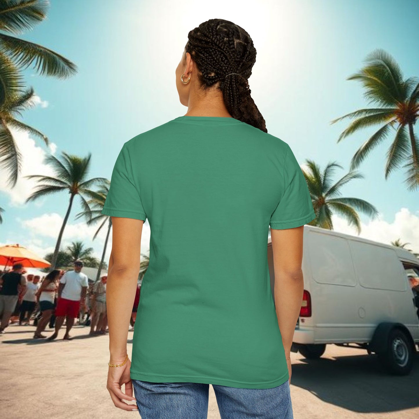 Ibis Artistic Graphic Design Tee, Unisex Garment-Dyed T-shirt, Perfect for Gameday or Beach, Sports Fan Shirt