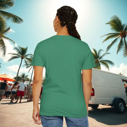 Ibis Artistic Graphic Design Tee, Unisex Garment-Dyed T-shirt, Perfect for Gameday or Beach, Sports Fan Shirt