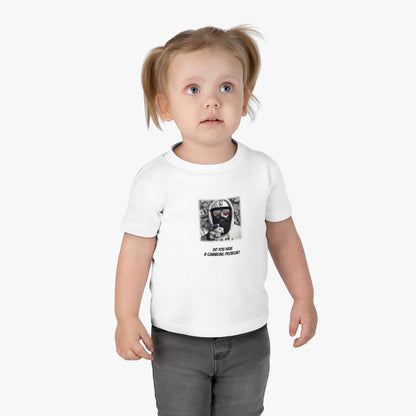 Wing Man "Gambling Problem" Tee, Funny Kids Shirt, Infant Cotton T-Shirt, Unique Childrens Outfit, Gambling Baby Clothes, Gambling Shirt