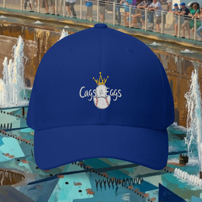Cags & Eggs Baseball Hat, Fun Embroidered Hat, Summer Accessory, Baseball Game Day, Trendy Cap