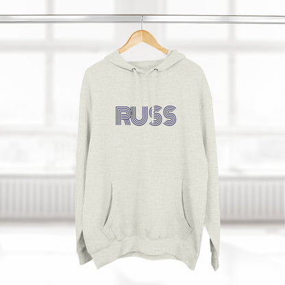 Russ Fleece Hoodie with RUSS Design, Perfect for Relaxation, Gifts, and Casual Outings, Urban Fashion, Rapper Hoodie