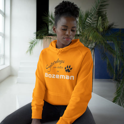 Bozeman Saturdays Unisex Hoodie, Cozy Sweatshirt, Fall Fashion, Casual Wear, Perfect Gift for Him/Her, Outdoor Adventures