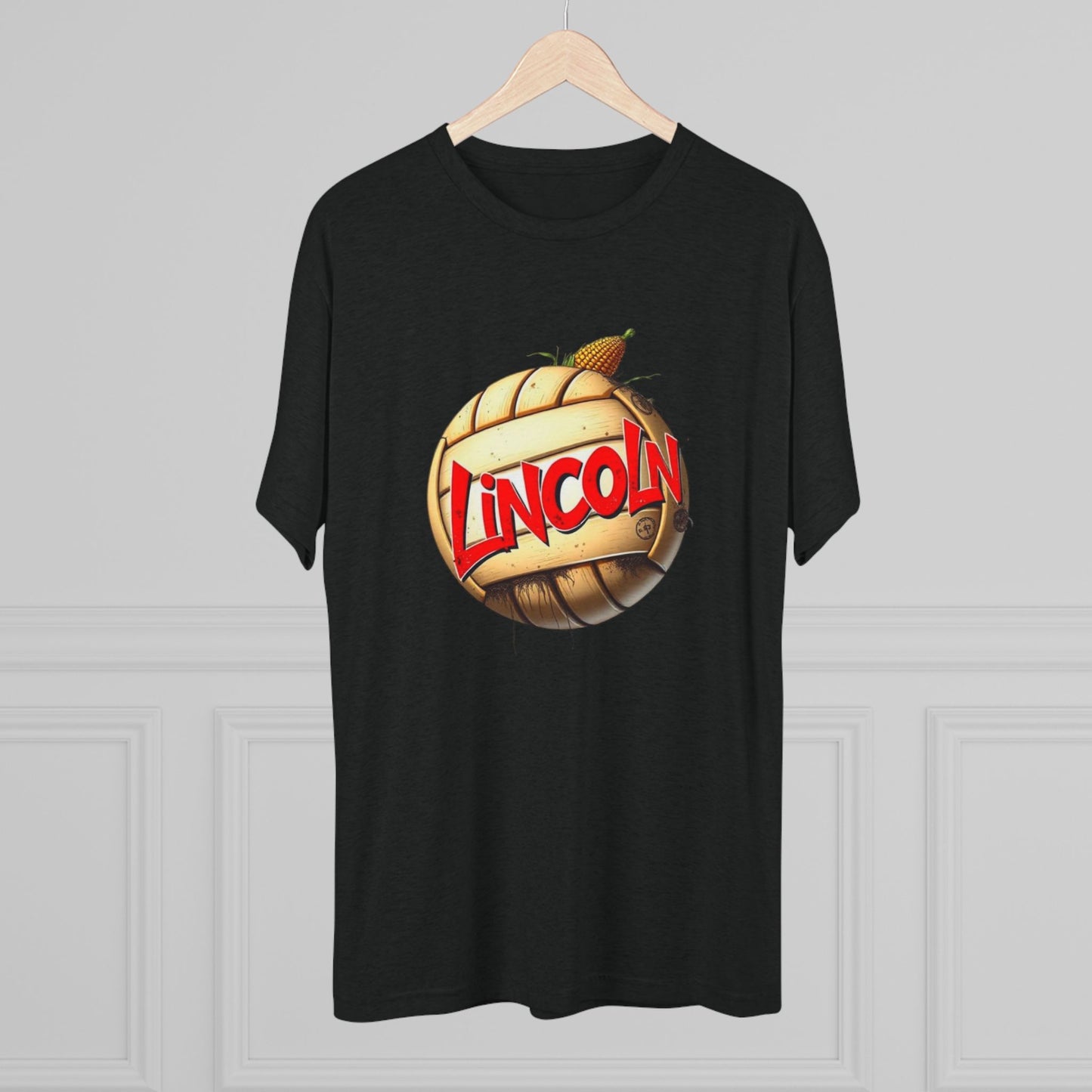 Lincoln Retro Volleyball Tee, Tr-Blend, Super Soft Style T-Shirt, Perfect for Gameday