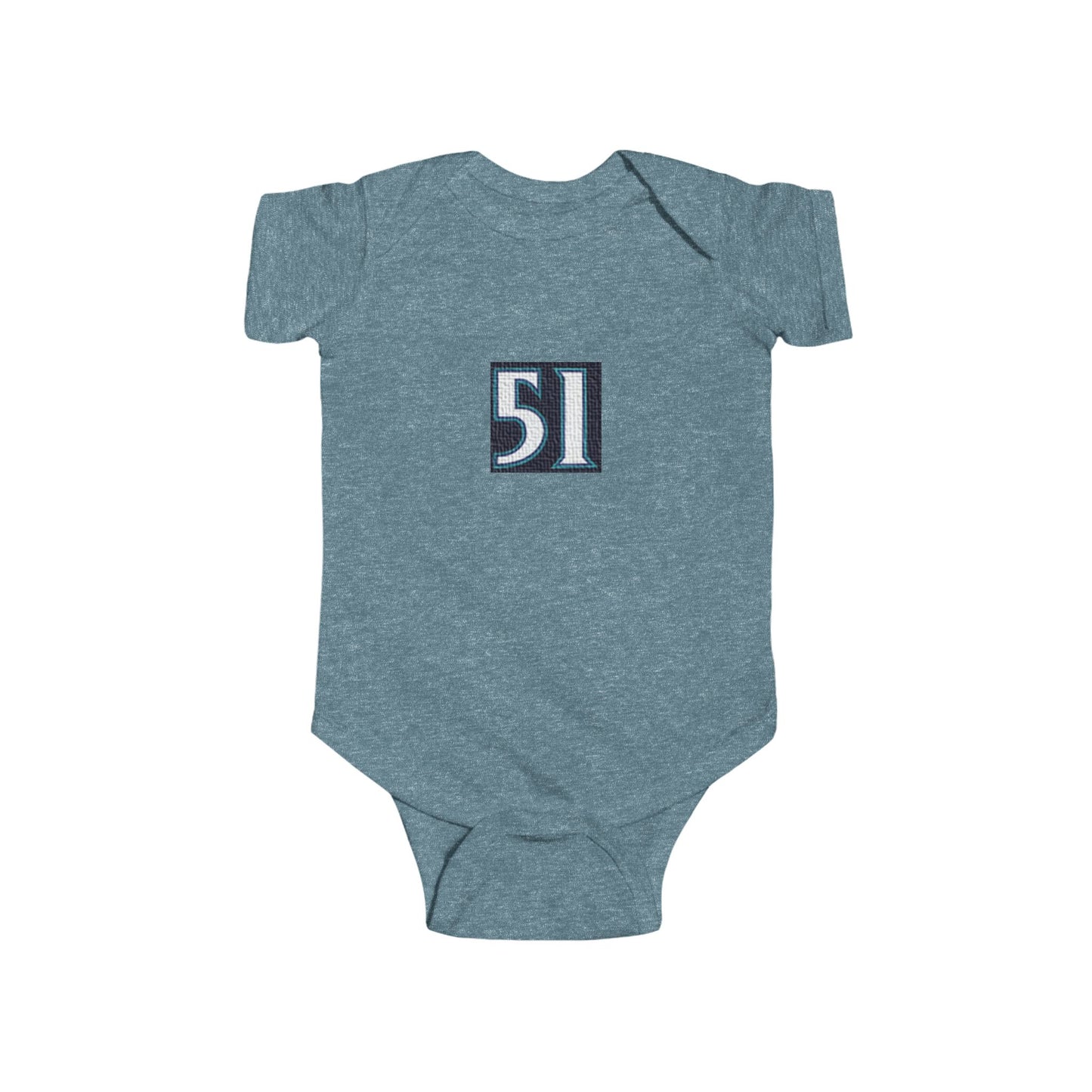 #51 Jersey Onesie, Personalized Baby Outfit, Seattle Fans Onesie, Unique Infant Gift, Baby Shower Gift
