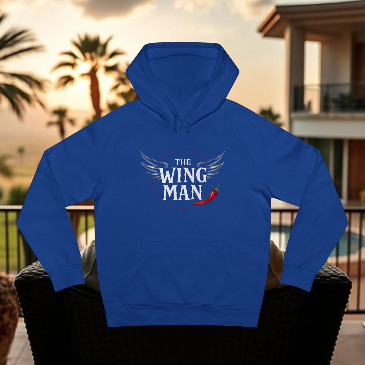 The Wing Man Unisex Hoodie | Casual Wear for Friends, Gift for Besties, Comfy Layer, Hooded Sweatshirt, Relaxed Style