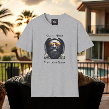 Scared Money Unisex Softstyle T-Shirt - Casual Wear, Streetwear, Gift for Him, Statement Tee, Urban Fashion